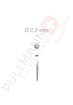 18K Weissgold Nasenstecker